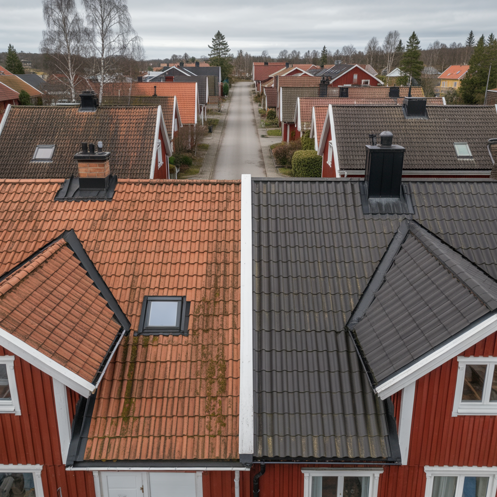 betongpannor eller tegelpannor jamforelse av livslangd och p